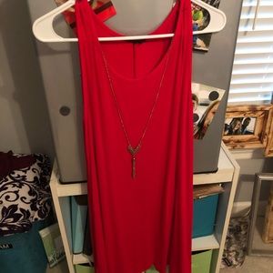 womens red dress